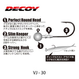 DECOY VJ-30 Standard Head Jighead