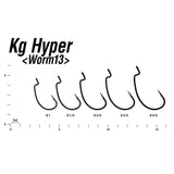 DECOY Worm 13 KG Hyper Extra Heavy Duty Offset Worm Hook
