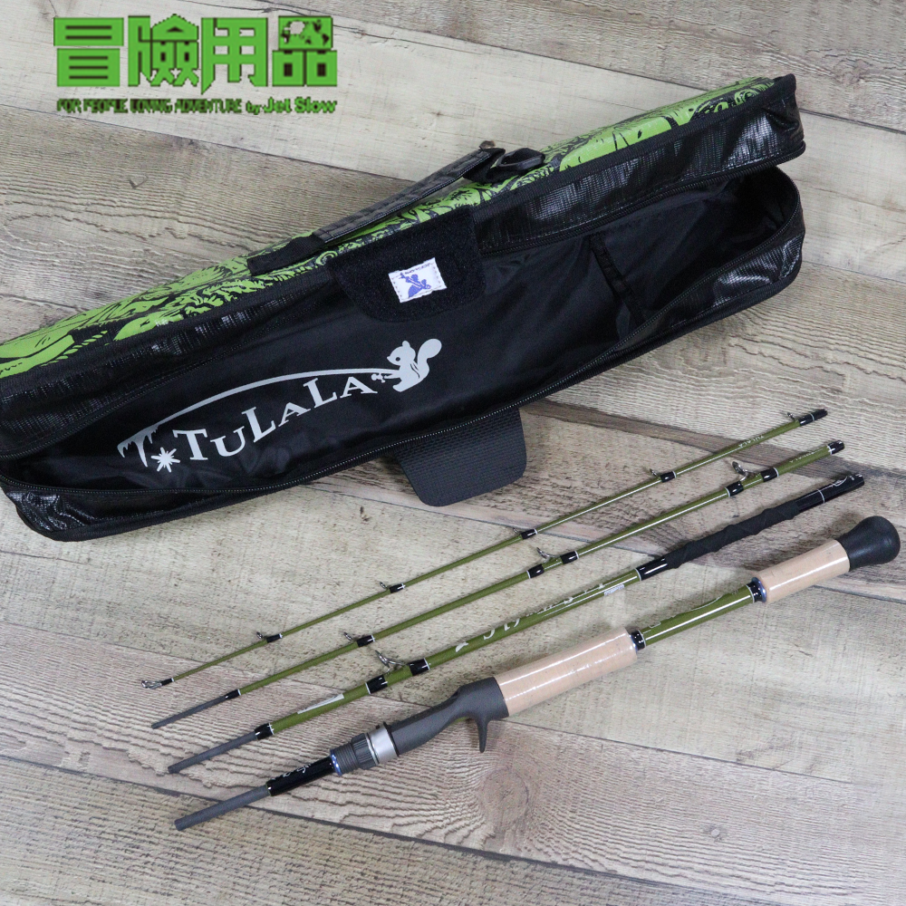 JetSlow X TULALA Jet Setter 61C 4-Piece Baitcasting Travel Rod