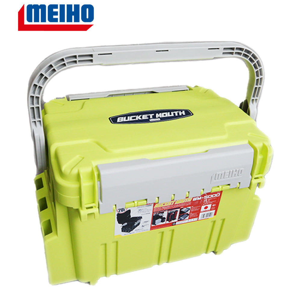 bucketmouth tackle box MEIHO BM-5000 (20L) Bucket Mouth Tackle Box Special Color Limited – Profisho Tackle