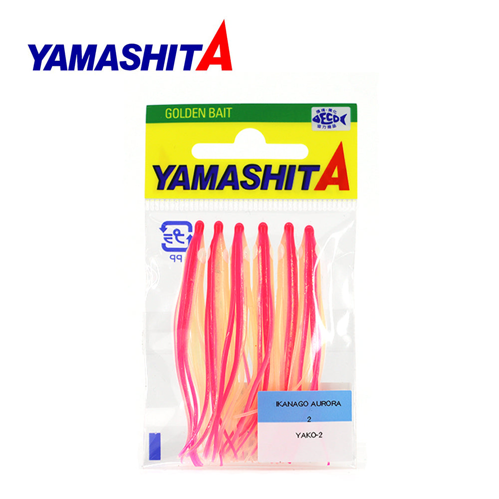 Jupes De Leurre Yamashita Ikanago Aurora 1.5 Pouce - Lot De 7, Pour Pêche