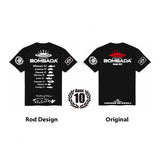 BOMBADA 10th Anniversary T-Shirt (Rod Design)