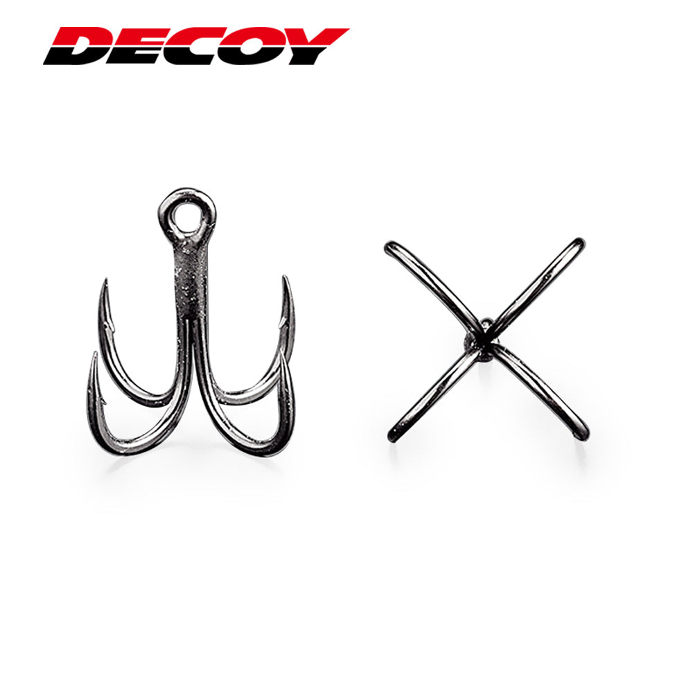 DECOY Quattro X-S51 Quad Treble Hooks - Select Size(s) - Klinmart