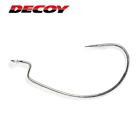 Decoy HD Hook Offset Worm 117 #4 - #1/0 5pcs Soft Baits Accesories