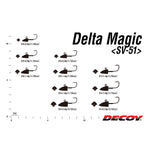 DECOY SV-51 Delta Magic Jig Heads
