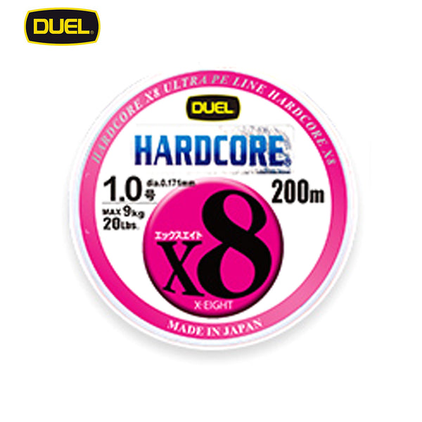 Tresse Yo Zuri Duel Hardcore Super X8 – 200 M – PE 1.5 (30 Lb / 0.21 Mm) – H4318-5C