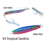 Hayabusa EX976 Jack Eye Shot Slow Slim Jigs 48mm 15g