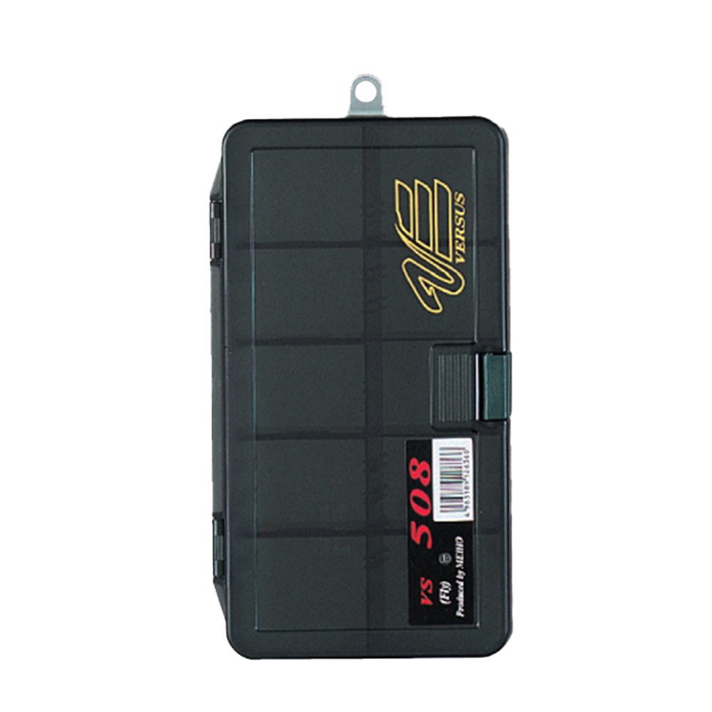 Meiho VS-502 Boîte De Pêche Rigide Noir - 138x77x31 Mm - Neuf