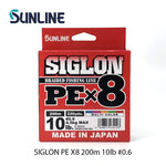 Sunline Siglon PE X8 200m Multi-Color Braided Fishing Line