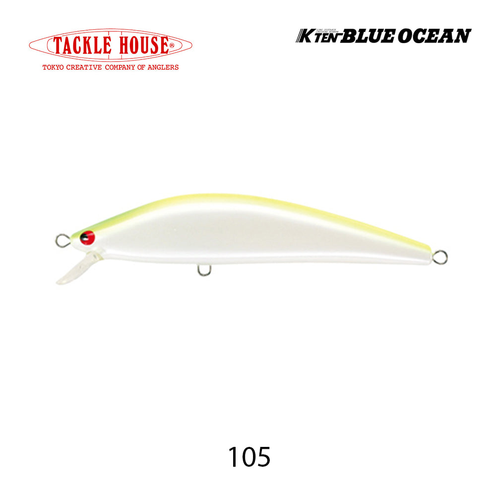 Tackle House K-Ten Blue Ocean Long Distance Cruising Minnow - Veals Mail  Order