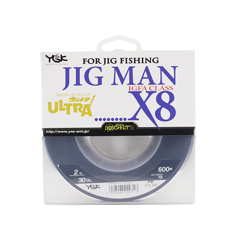 YGK Jig Man Ultra X8 600m (Discontinued - Japanese Domestic Market ...